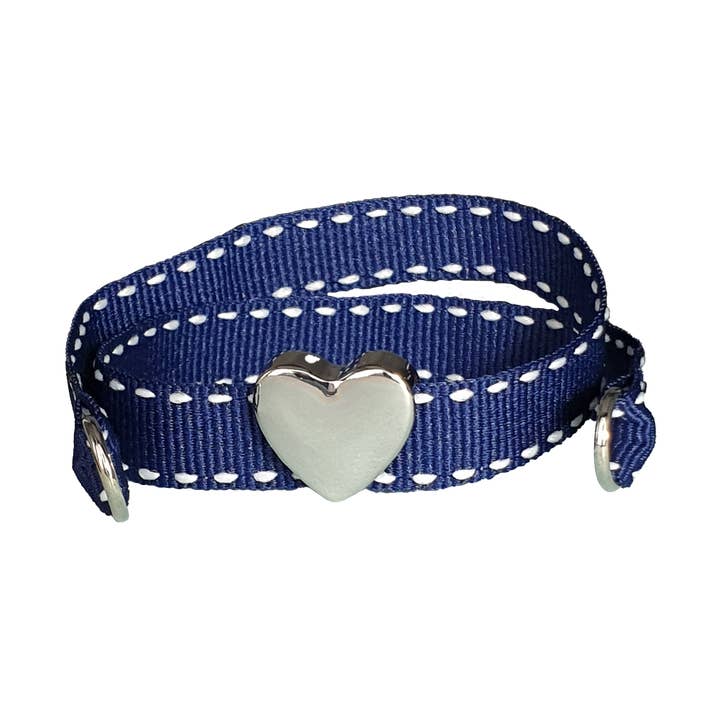 Smartever Srl - Wholesale Charm/Dangle Bracelet - PALLADIUM BLUE HEART BRACELET0