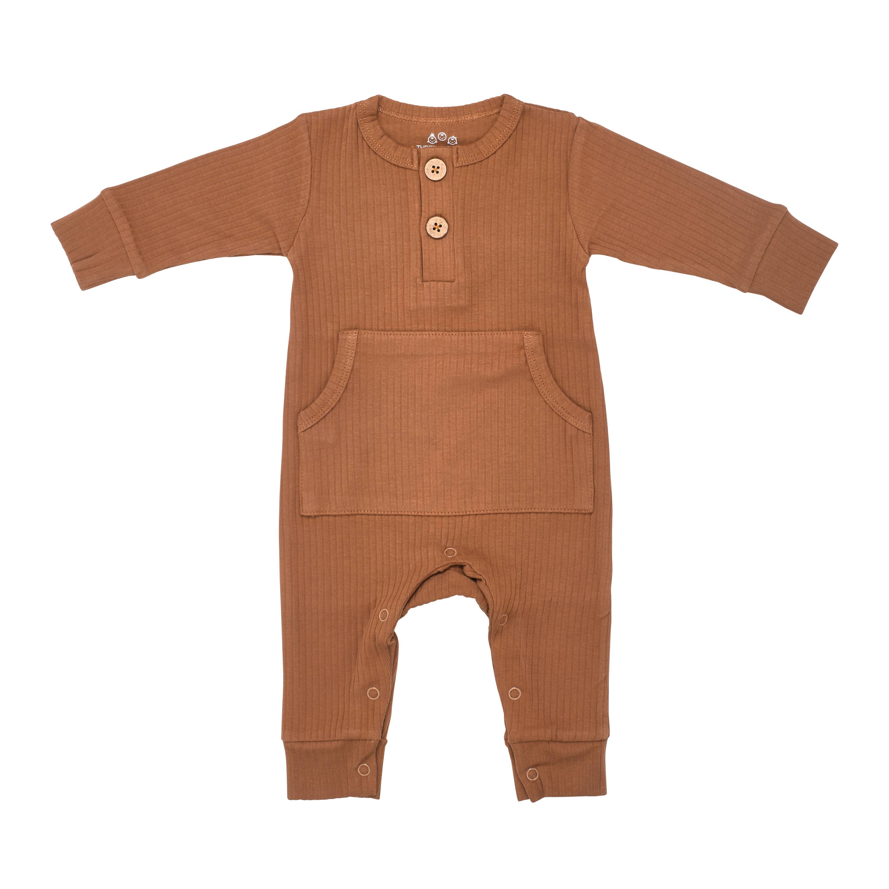 Three Little Tots - Wholesale Rompertje - Baby - Baby ribgebreide romper met zakken2