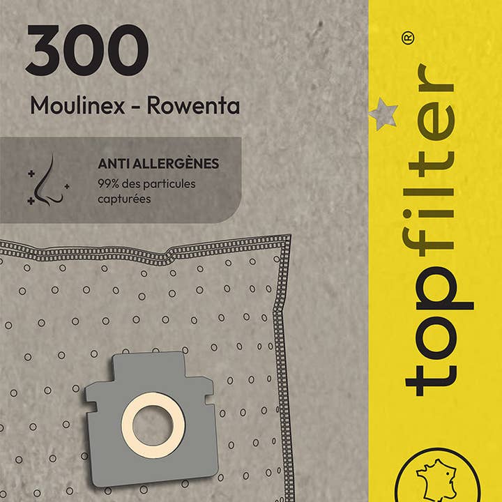 Conjunto de 4 sacos de aspirador Hoover TopFilter Premium por atacado de Zenker