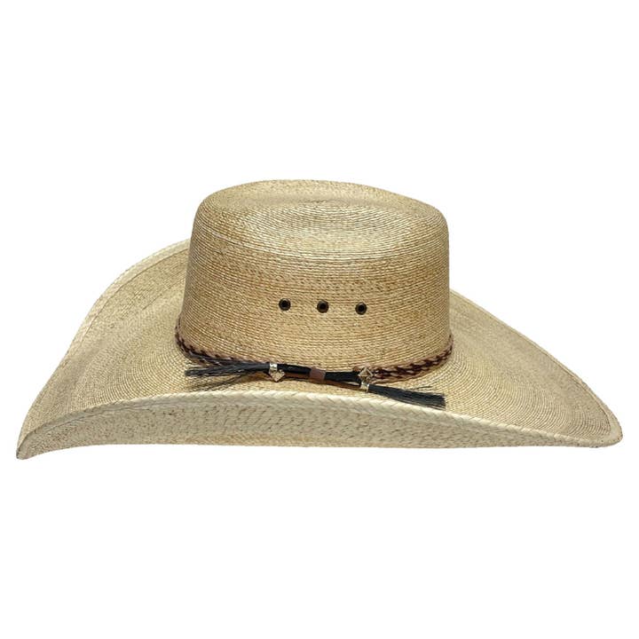 NATURAL Sombrero Vaquero de Paja de Palma - Estilo Roper de venta al por mayor en Faire