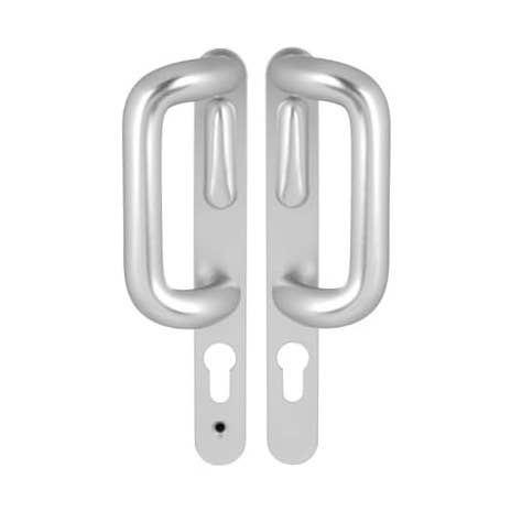 Hoppe uPVC Patio Door Handle - Left Hand - Silver for wholesale by Diybasket