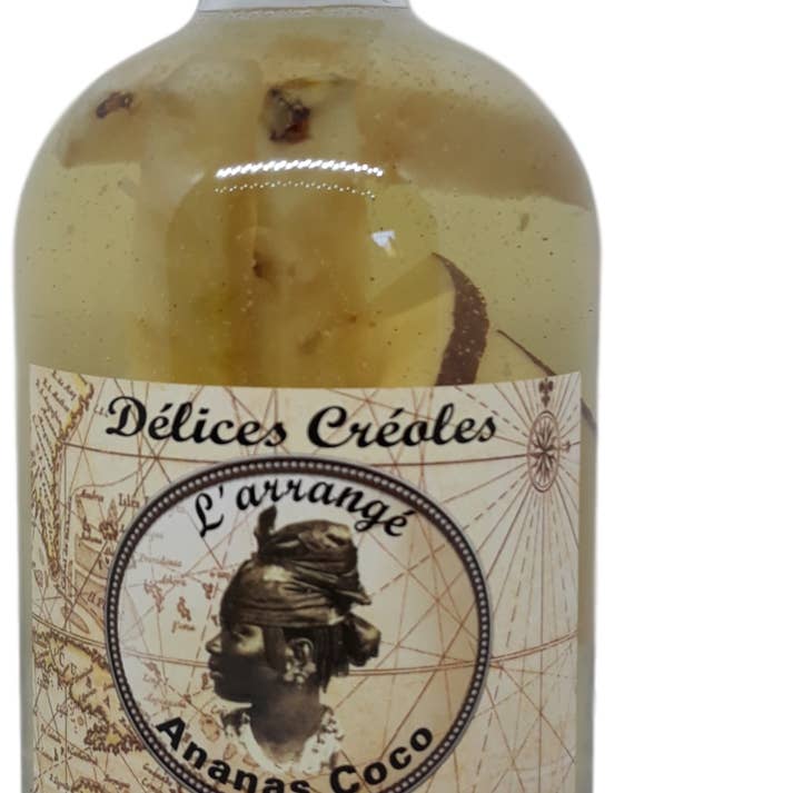 LES RHUMS GUIOSE - Wholesale Rum - RUM ARRANGED WITH PINEAPPLE AND COCONUT 70 CL
