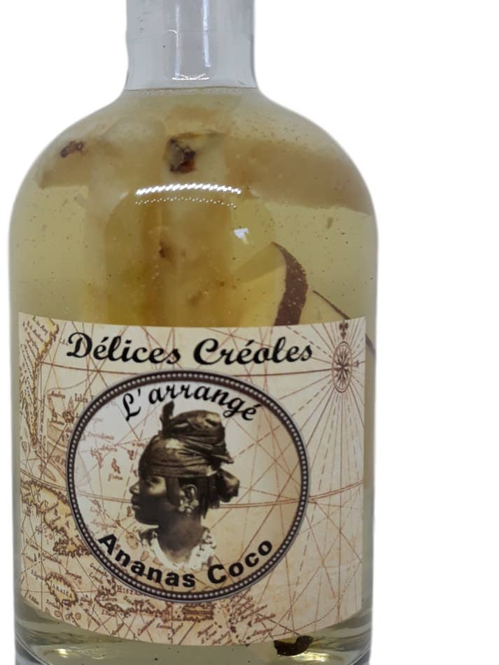 RUM ARRANGED WITH PINEAPPLE AND COCONUT 70 CL for wholesale by LES RHUMS GUIOSE