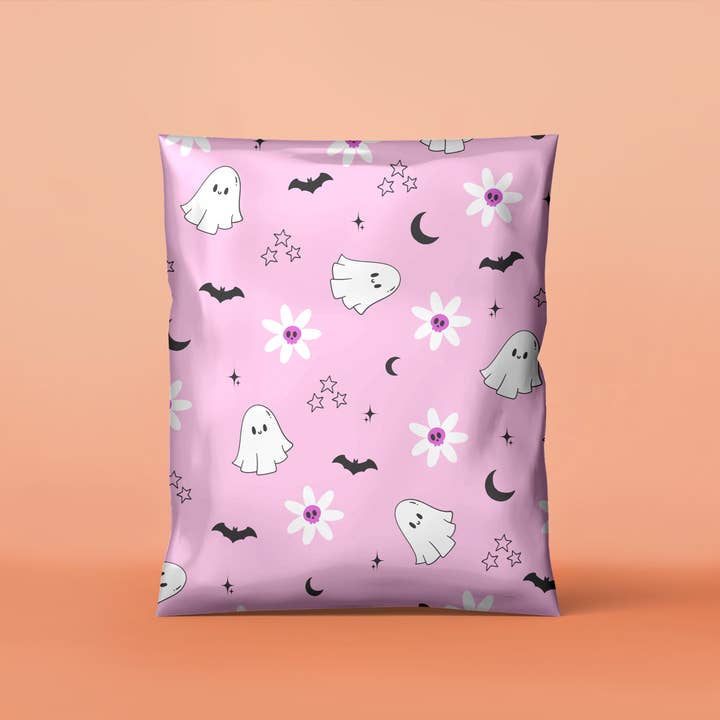 10x13" | Ghouls & Daisies | Poly Mailer for wholesale by Picksie Mailers