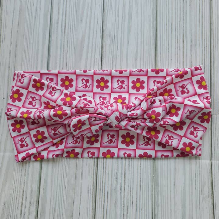 Barbie and Daisies Headband for wholesale by The Nut 'n Bubs