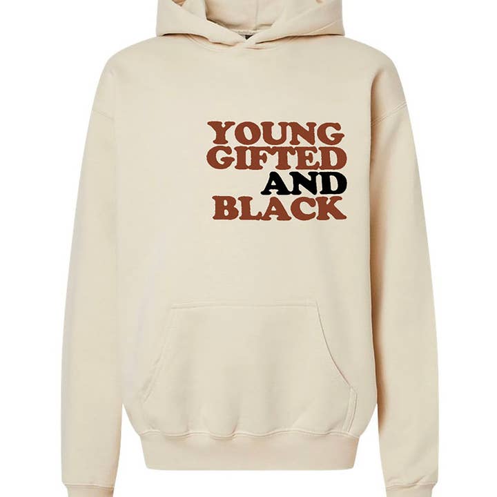 Sweat à capuche noir Young Gifted Youth YGB pour la vente par black N ugly
