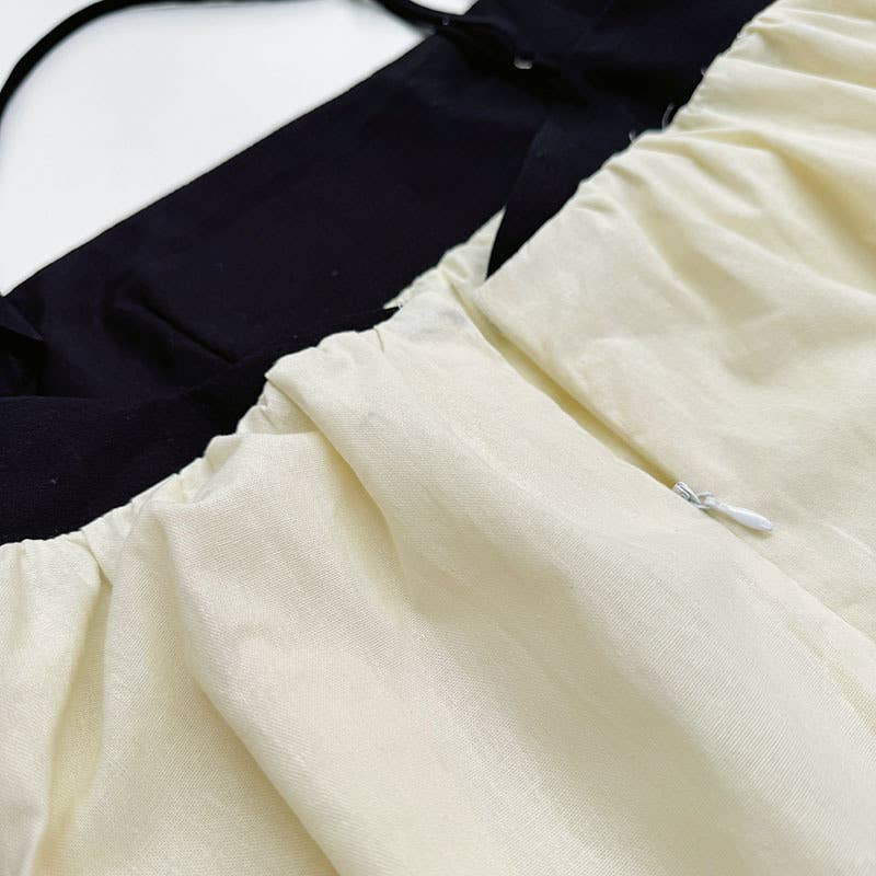 Beige Cotton Minimalism Spaghetti straps maxi dress for wholesale on Faire6