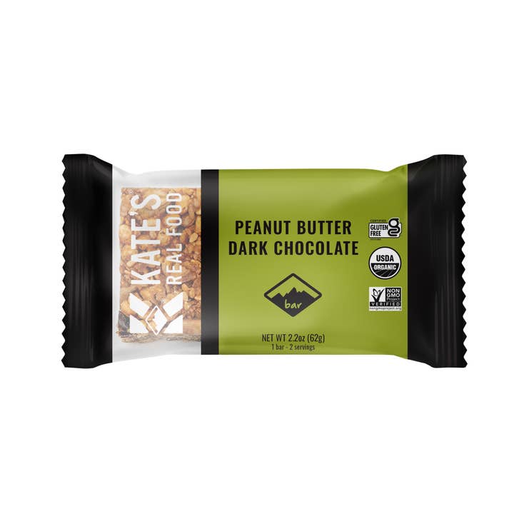 Kate's Real Food - Wholesale Snack Bar - Peanut Butter Dark Chocolate