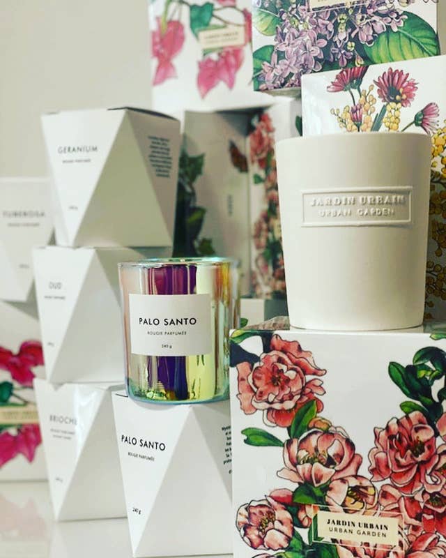 Les Citadines (No duties | USMCA compliant) - Wholesale Jar/Filled Candle - PALO SANTO | 8 oz, Boxed | Handcrafted Luxury Soy Candle3