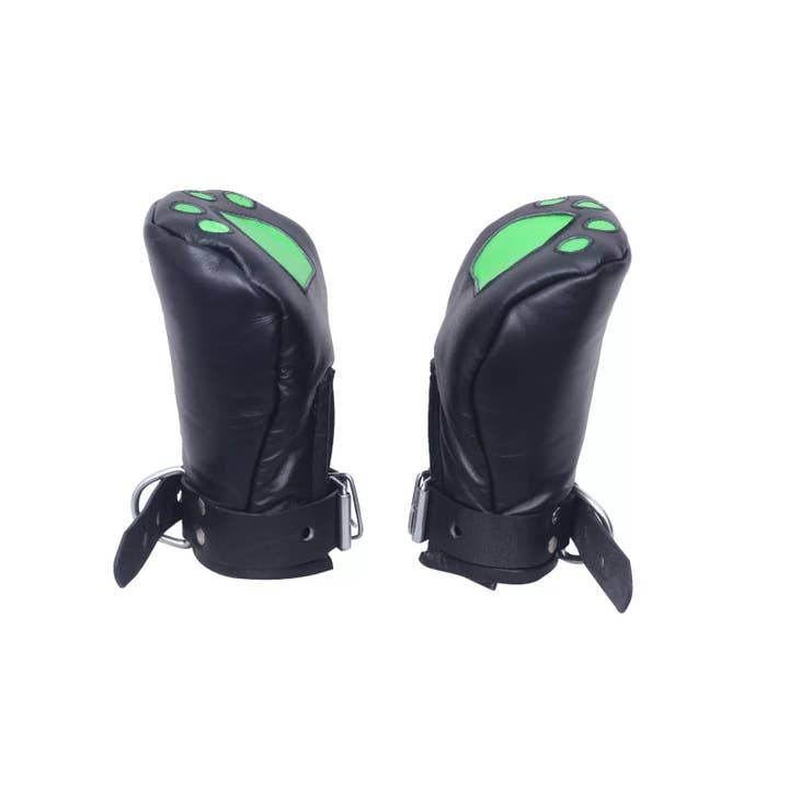 The Master Tanners – wholesale Gloves – Unisex – Leather Bondage Fist Mitts Padded Gloves 2 Pieces Restraints