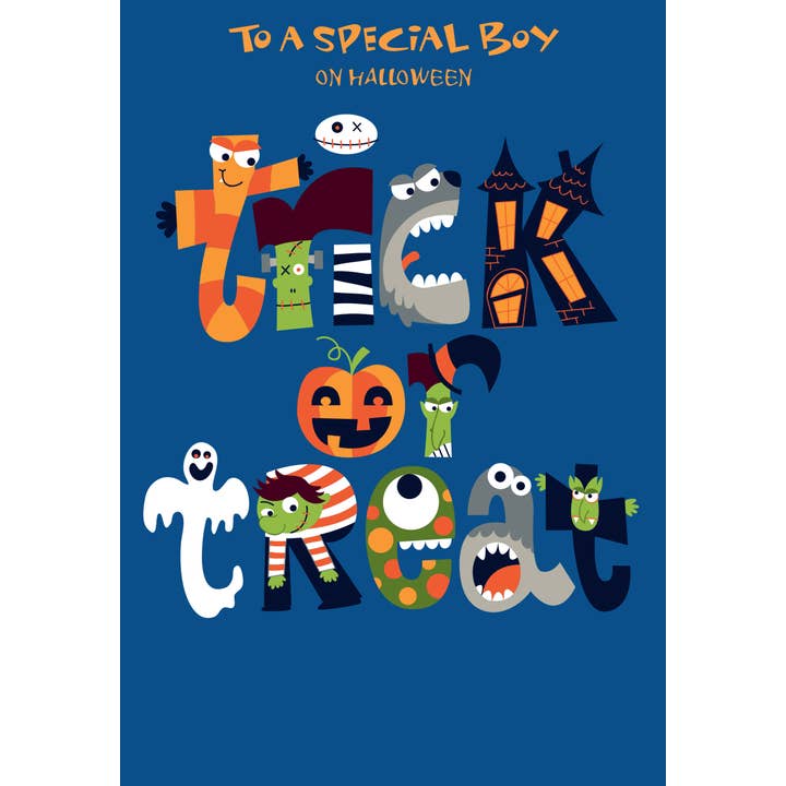 Halloween Greeting Cards - Juvenile Boy for wholesale by InterGreet.com