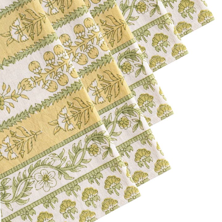 Couleur Nature - Wholesale Dinner & Cloth Napkin - Avignon Napkins Pistache, Set of 63