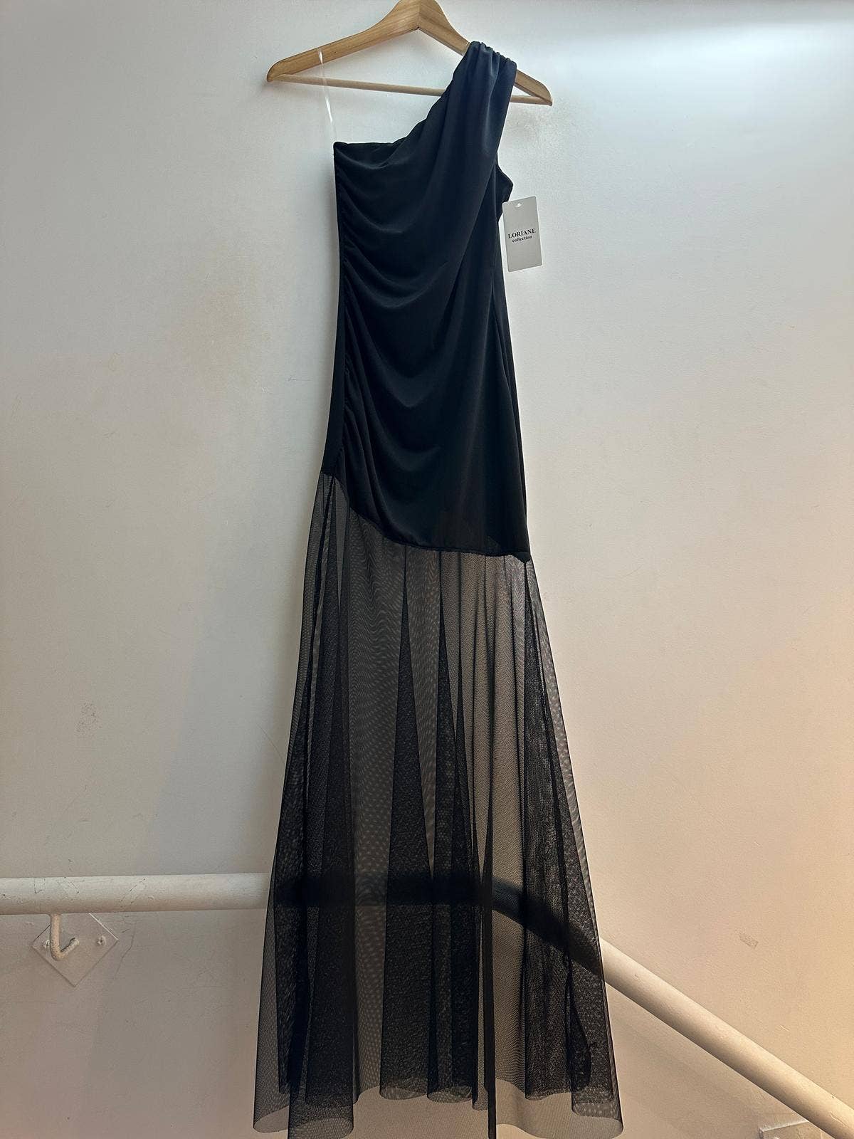 LORIANE - Wholesale Dress - Women's - 7019 Long plain dress4