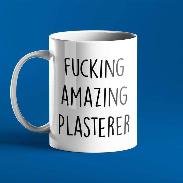 Fucking Amazing Plasterer Mug for wholesale by Prickly Cards