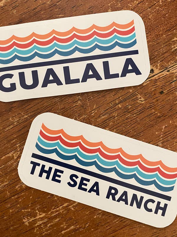 Retro Wave Custom Decal for wholesale by MT Brand Apparel