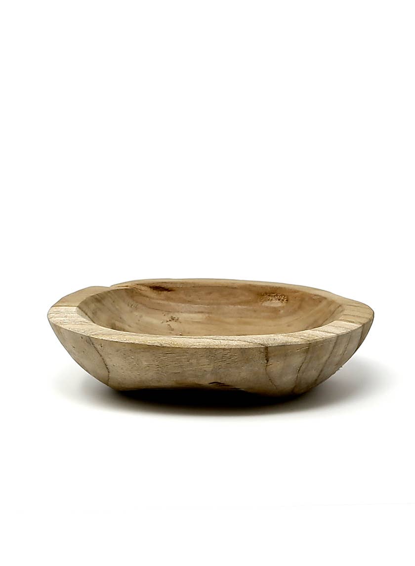 Jamali Garden - Wholesale Decorative Plate/Dish/Bowl - 7in Oval Teak Bowl