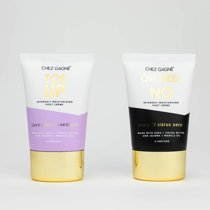 Chez Gagné - Wholesale Foot Cream - Oh Heel No - Foot Crème - Sea Salt Citrus Neroli