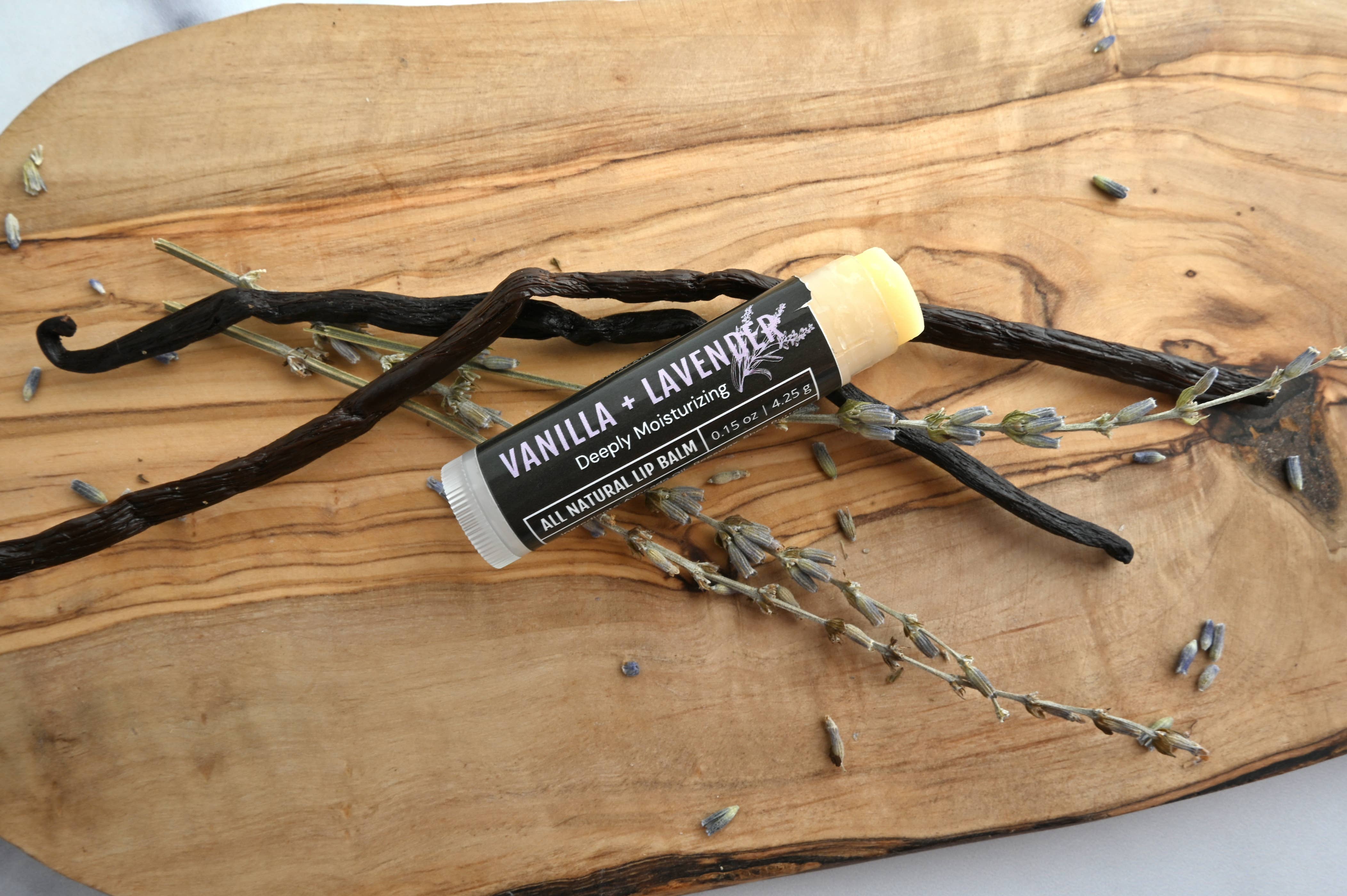 HandCraft Skincare - Wholesale Lip Balm - Vanilla + Lavender Lip Balm3