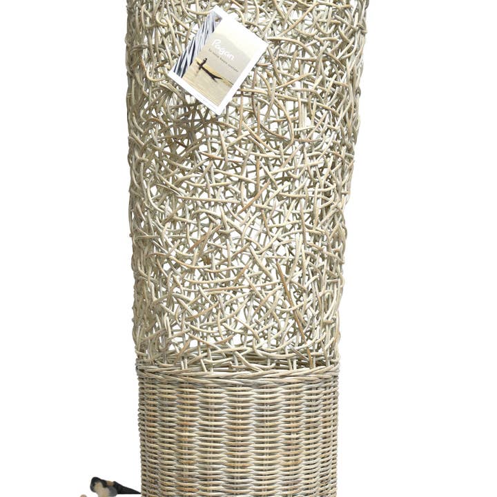 Magwe M Table Lamp White Cerused for wholesale by Pagan