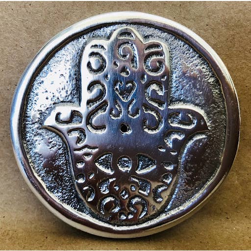 Earths Elements Wholesale - Wholesale Incense Holder - Metal Incense Burner Disc Set - Assorted Set of 5