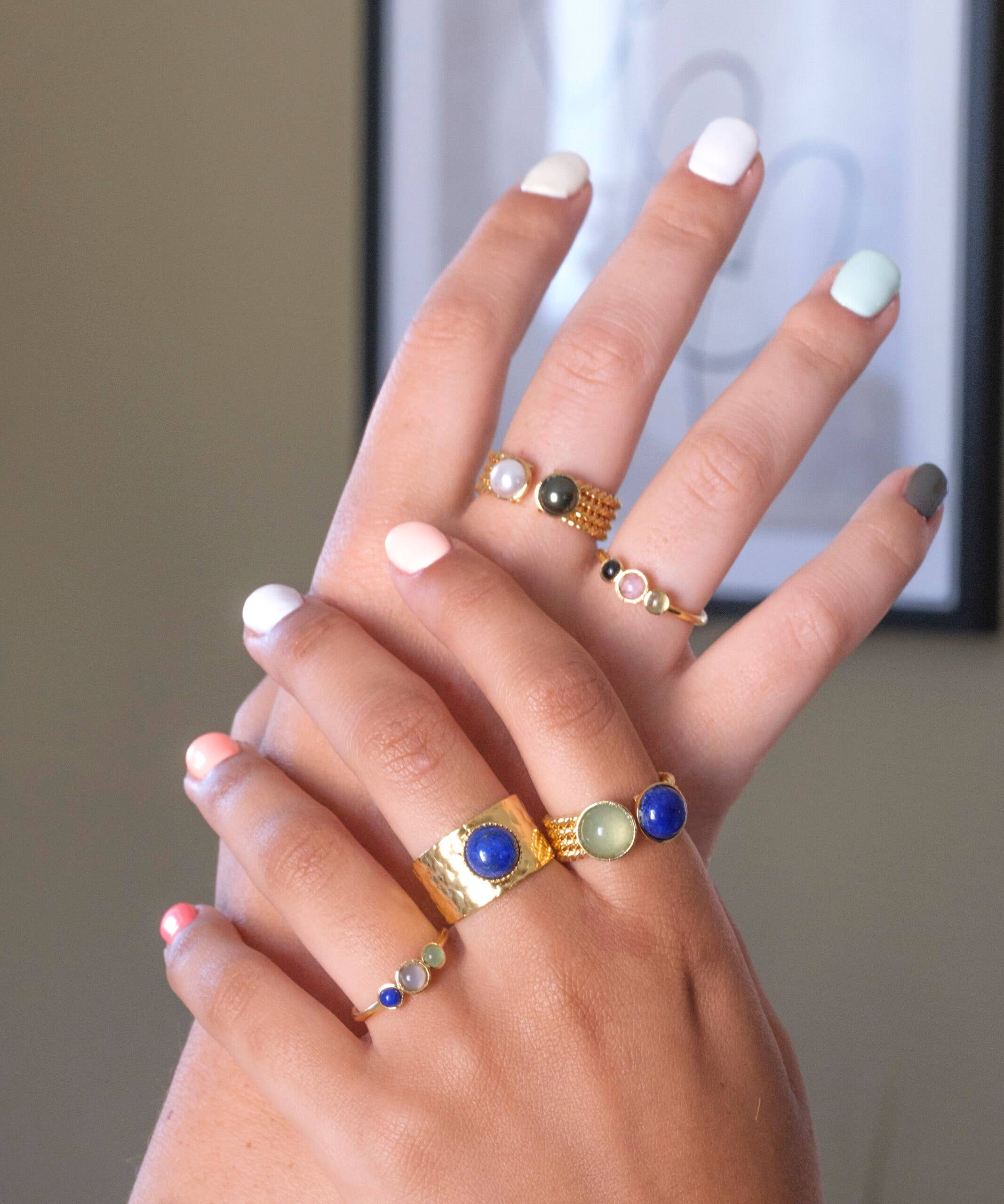 Chouhuihui – wholesale Cocktail/statement ring – OCÉANE ring2