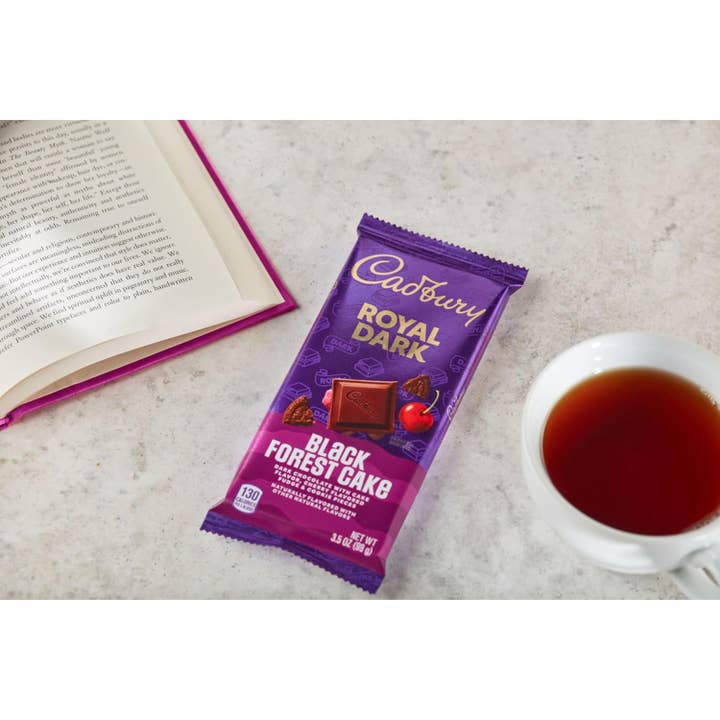 Snacky Candy - Wholesale Chocolate bar - Cadbury Chocolate Bar Black Forest Cake 3.5 oz 14 count4