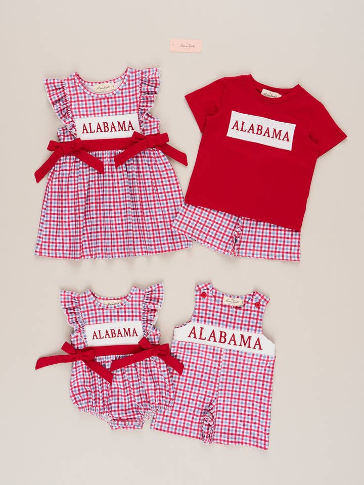 Marie Nicole Clothing - Wholesale Dress - Kids - Alabama Smocked Gingham Dress