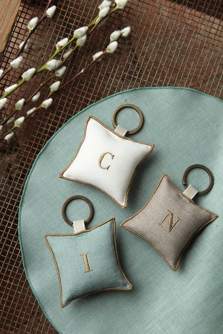 Giardino Segreto - Wholesale Keychain - Unisex - CUSTOMIZABLE linen keychain13