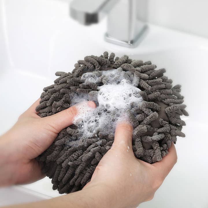 DrifWoo – wholesale Handduk – Chenillehängande handdukar 3 färguppsättningar Drifwoo presentförpackning4