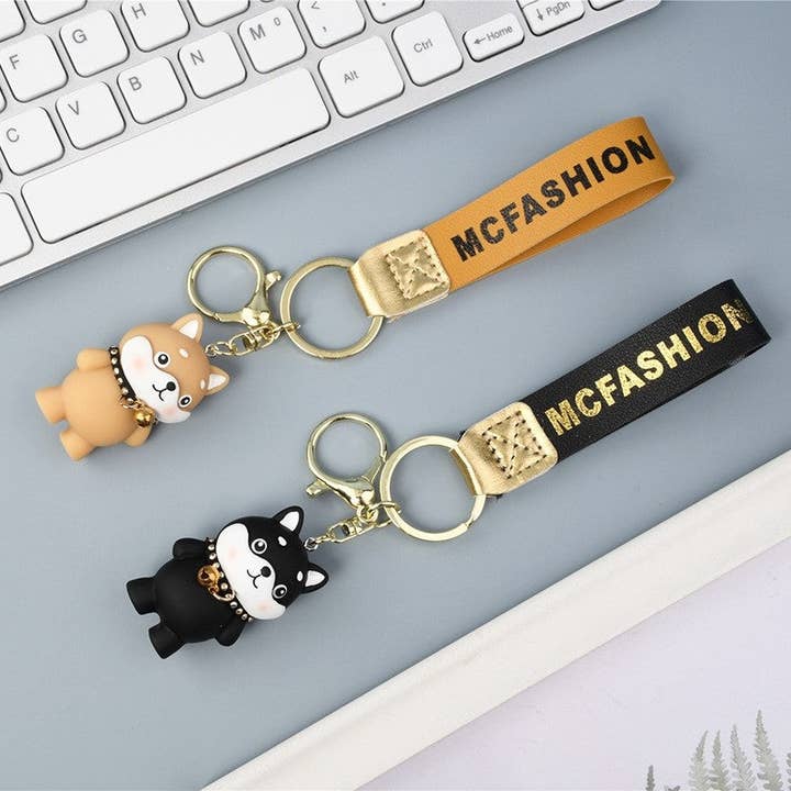 FurDecoration - Wholesale Keychain - Women's - Shiba Inu Cartoon Keychain - Stylish Resin Design4
