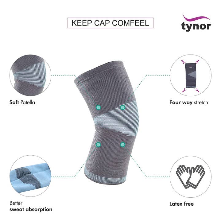 Tynor - Wholesale Body brace/support - Knee Cap Comfeel (Compression Support)4