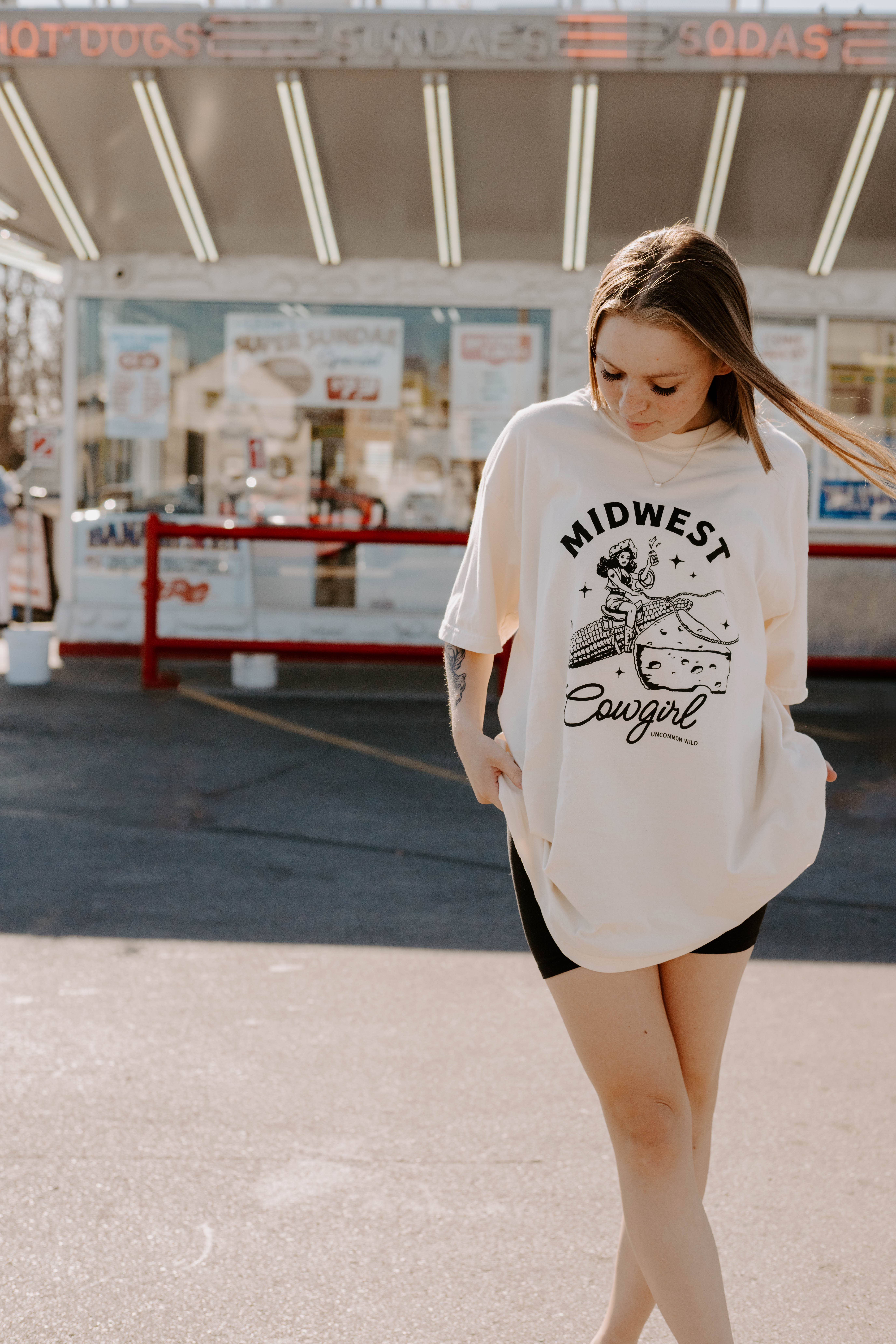 Uncommon Wild - Wholesale Screen Printed T-Shirt - Women's - Midwest Cowgirl Retro Western Comfort Colors Graphic Tee4