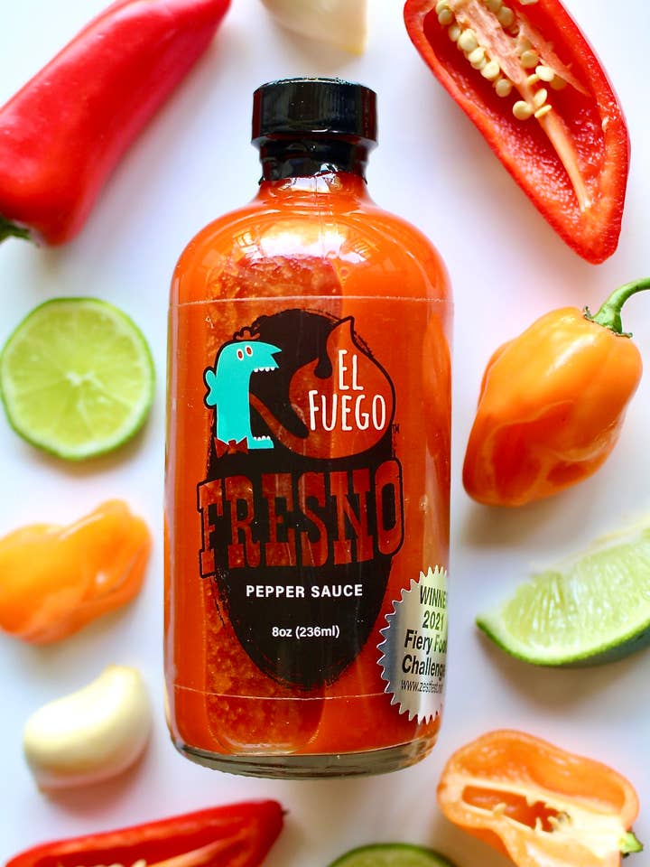Fresno Pepper Sauce for wholesale by El Fuego Pepper Sauce