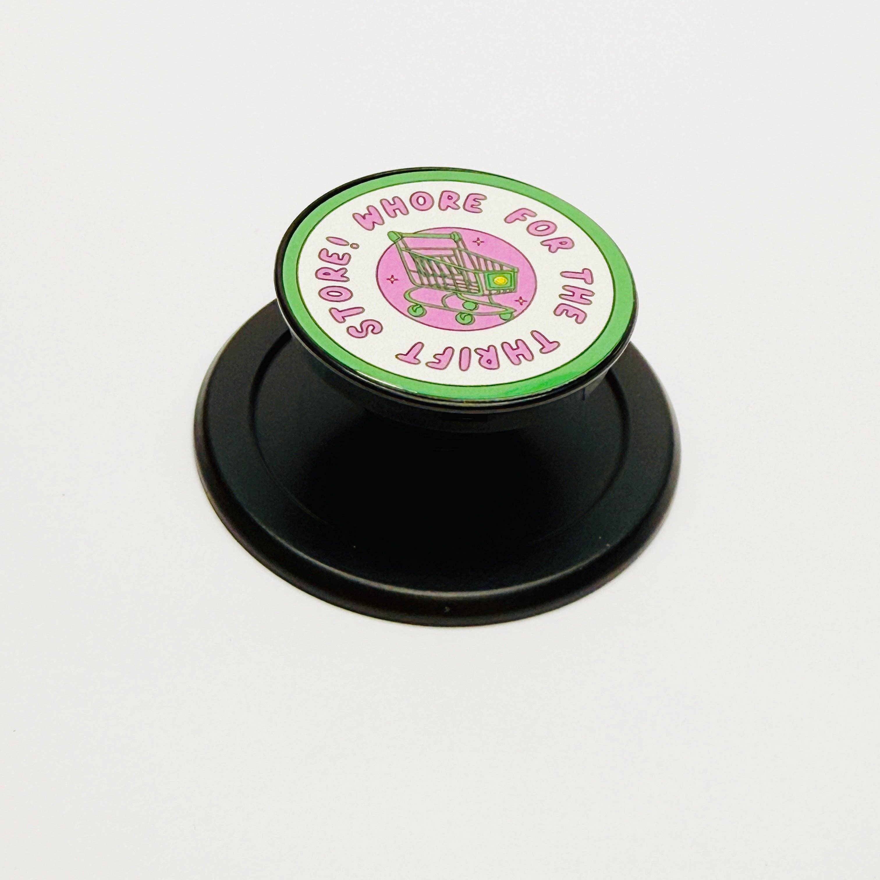 Sonny Rising - Wholesale Phone Grip - Magsafe Phone Grip, Whore For The Thrift Store