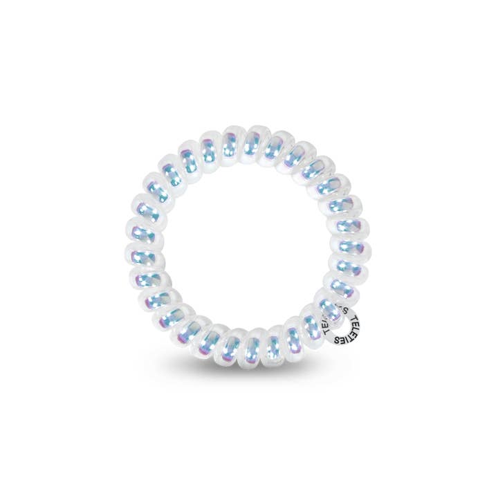 TELETIES - Wholesale Hair Tie - Spiral Hair Coils | Large | Peppermint Hair Ties2