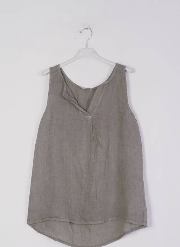 LÉA & LUC - Wholesale Tunic - Women's - 100% Linen Tank Top REF. 3800917