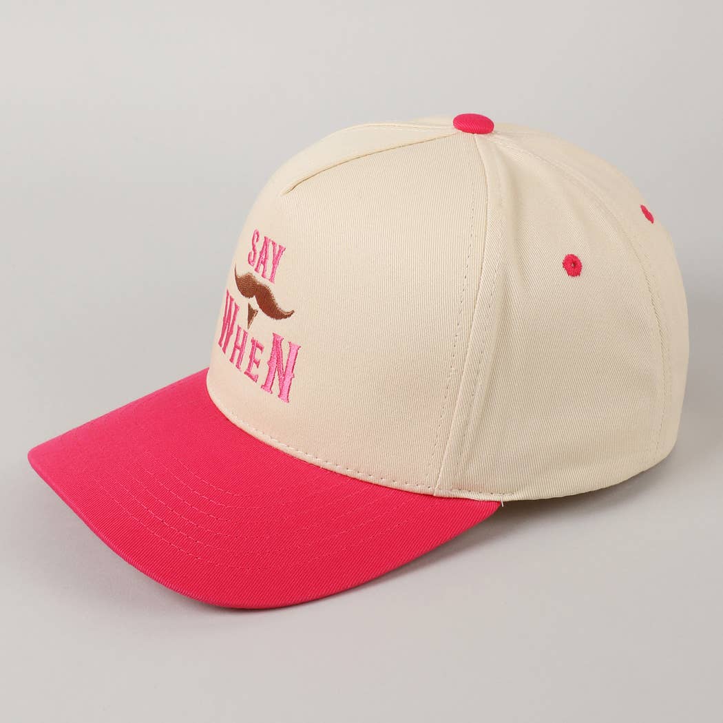 Fashion City - Wholesale Trucker Hat - Unisex - Say When  Mustache Tombstone Two-Tone Trucker Hat6