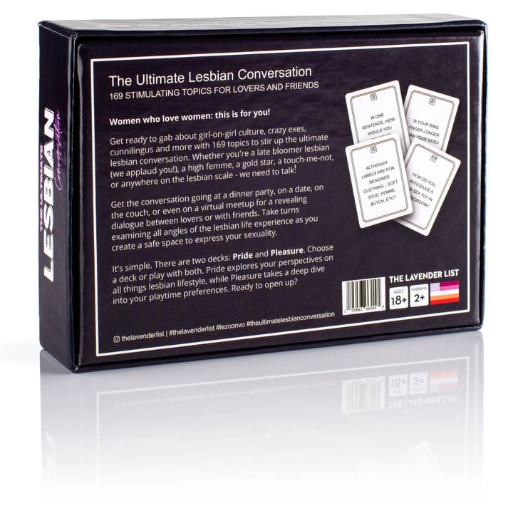 The Lavender List - Venta al por mayor Juegos de cartas - The Ultimate Lesbian Conversation - Juego de cartas para lesbianas2