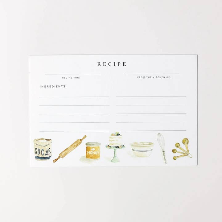 emily lex studio - Wholesale Recipe Card - baking recipe cards1