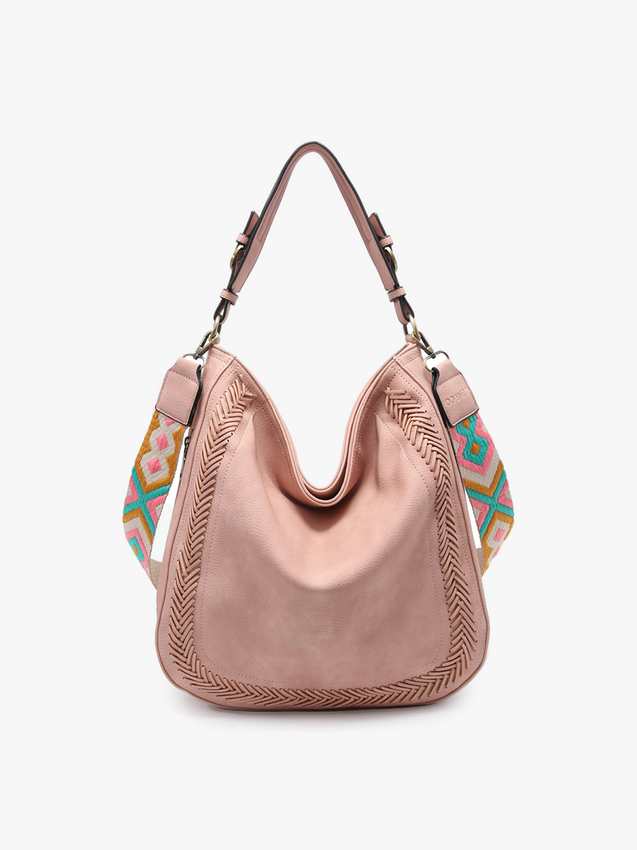 Jen & Co. - Wholesale Crossbodytas - Dames - M2049 Aris Whipstitch Hobo/Crossbody met Gitaarriem4