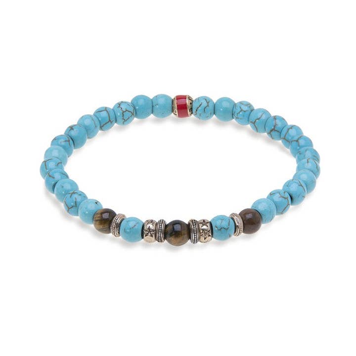 PLATADEPALO - Wholesale Beaded Bracelet - Unisex NUDER elastic bead bracelet