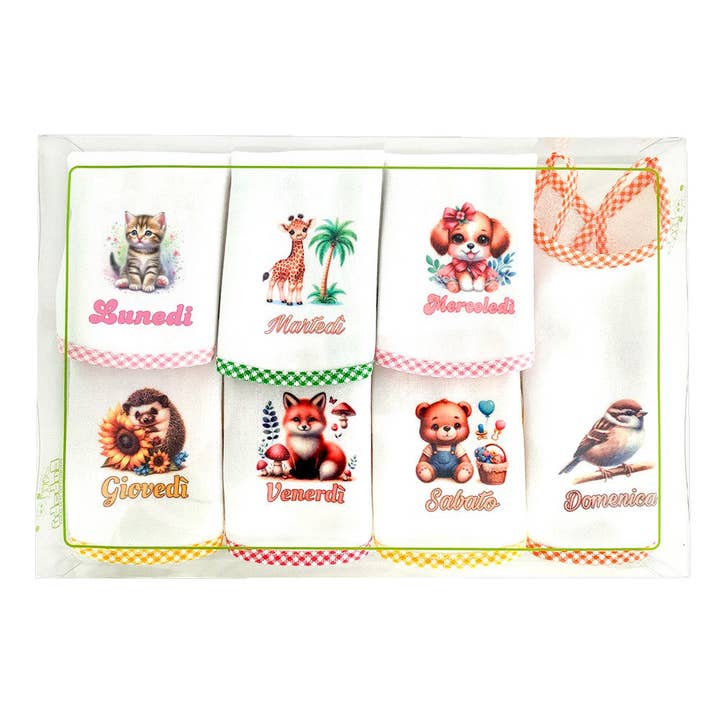 MIKE Week: 7 bibs with ties for wholesale by Almatex srl