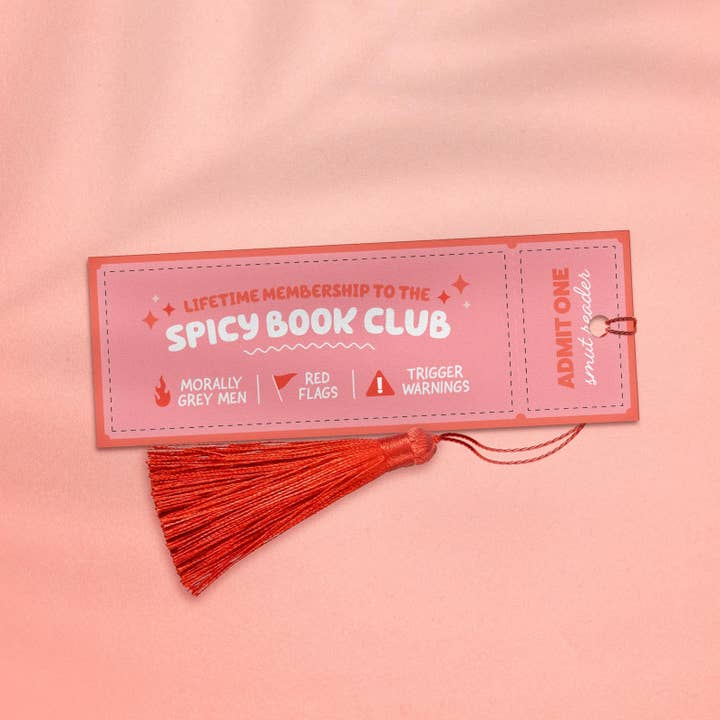 Krydret Bogklub Billet Bogmærke, Smudsig Bogelsker Gave for engroshandel hos Good Girls Book Club