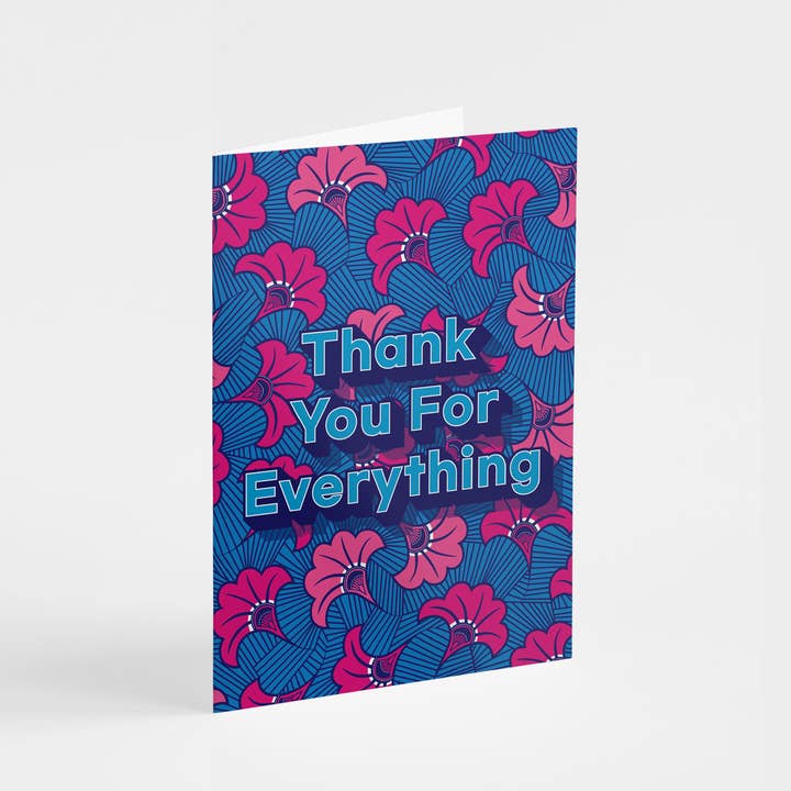 Tak for alt - lykønskningskort for engroshandel hos Shaven Raven Designs