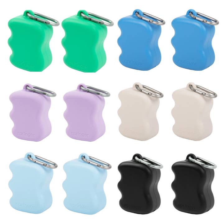Springer Pets – wholesale Pet treat bag – Dog – Squeeze Silicone Dog Treat Pouch Dispenser (12 Pack)