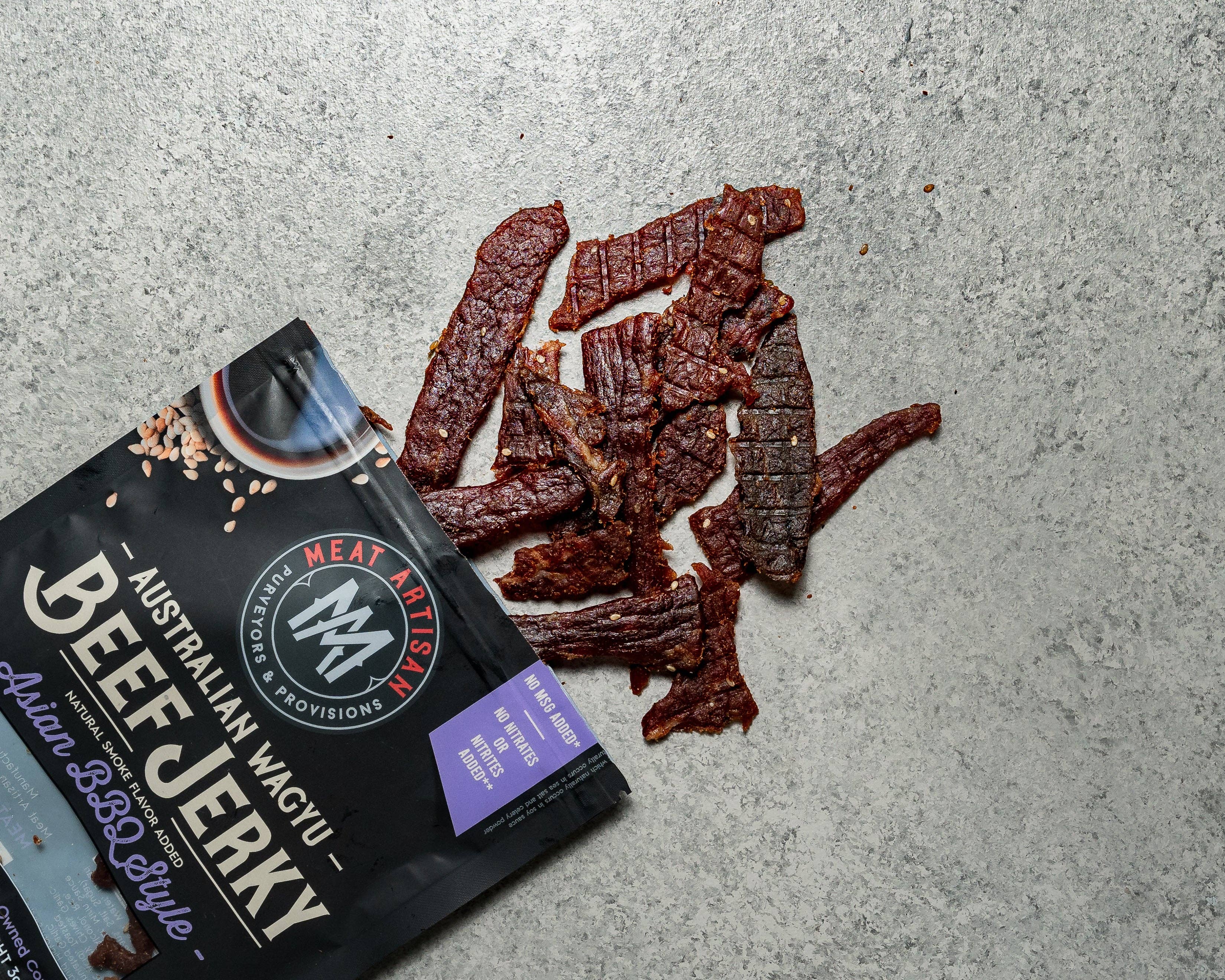 Meat Artisan - Wholesale Jerky - Asian BBQ Style Australian Wagyu Beef Jerky2