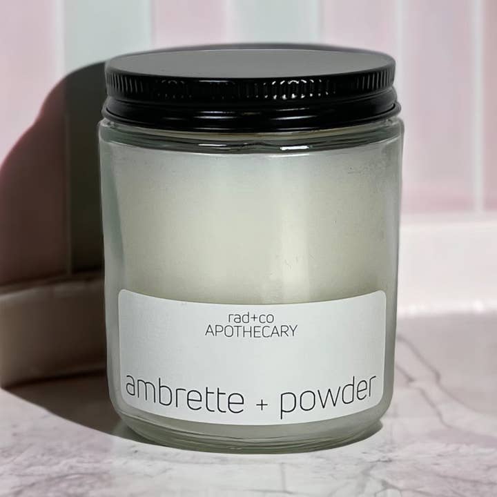 ambrette + powder 8 oz for wholesale by rad+co APOTHECARY