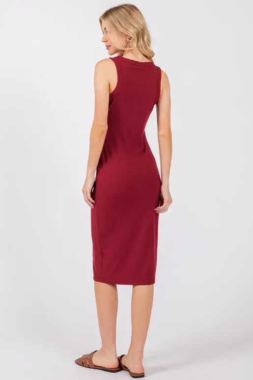 Final Touch – wholesale Dress – Women's – Fitted Rib Jersey Dress - D4067910