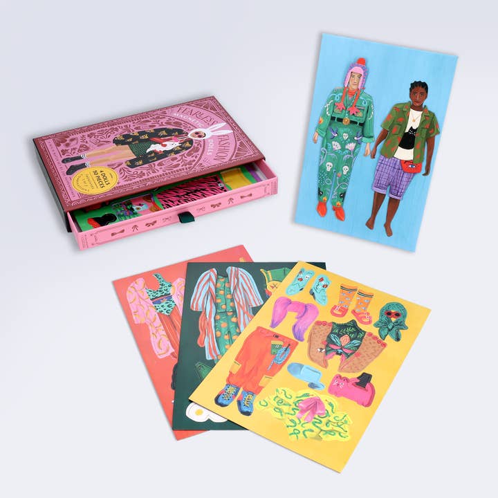 Chronicle Books - Wholesale Magnet - Fearless Fashion Magnetic Dolls4