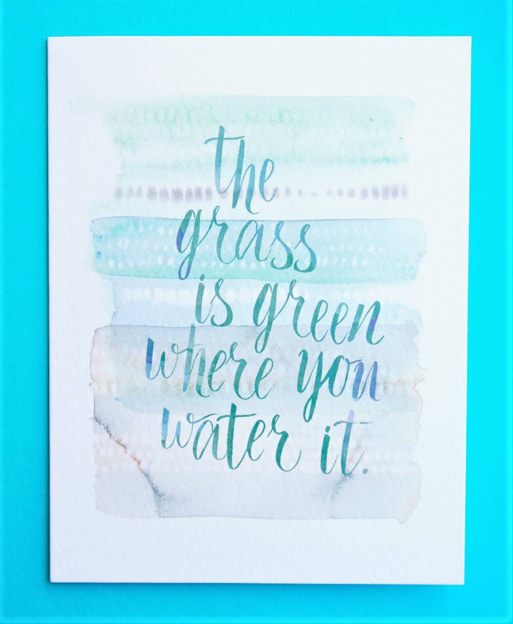 From Me To You - Wholesale Friendship Card - Grass is Green Friendship Card Design: Nikki Chu2